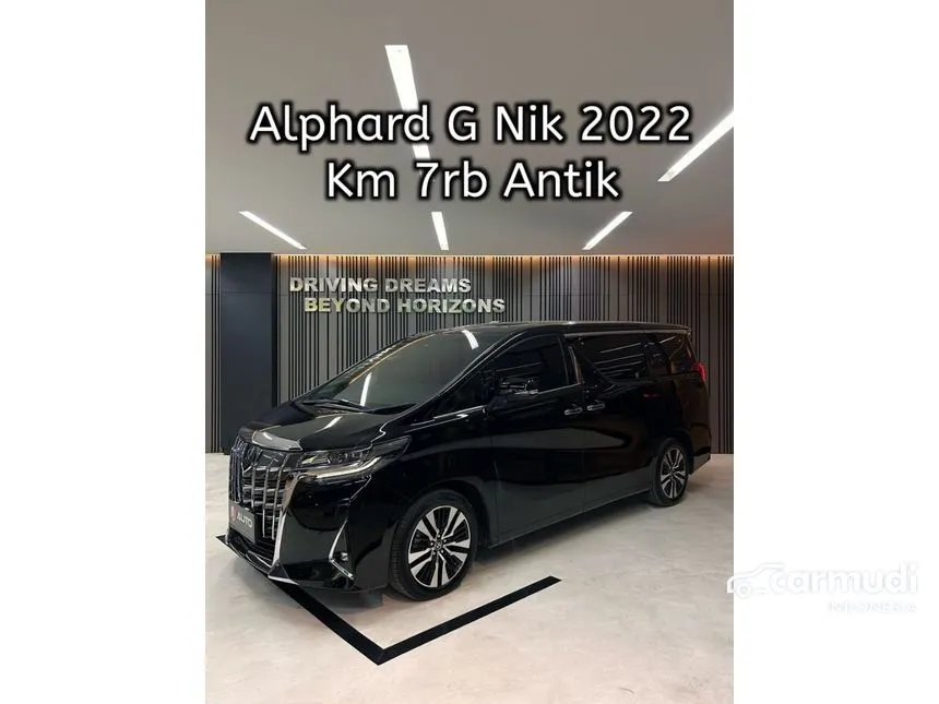 Jual Mobil Toyota Alphard 2022 G 2.5 di DKI Jakarta Automatic MPV Hitam Rp 1.040.000.000