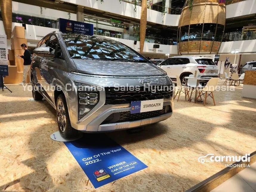 Jual Mobil Hyundai Stargazer 2024 Prime 1.5 di Banten Automatic Wagon Silver Rp 289.000.000