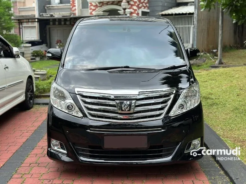 Jual Mobil Toyota Alphard 2012 G 2.4 di Banten Automatic MPV Hitam Rp 285.000.000