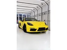 2021 Porsche 718 2.0 Boxster T Convertible Yellow on Black Full Option Kuning