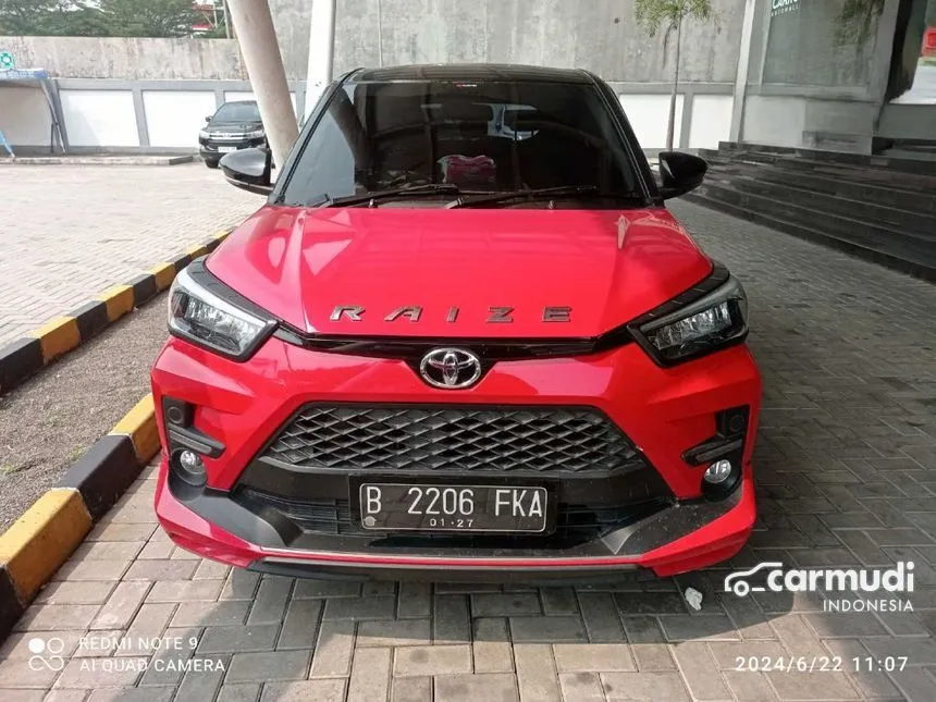 Jual Mobil Toyota Raize 2021 GR Sport 1.0 di Jawa Barat Automatic Wagon Merah Rp 205.000.000