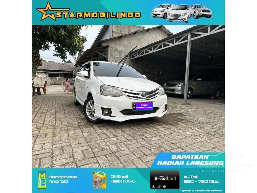 Jual Mobil Toyota Etios Valco 2014 G 1.2 di Jawa Barat Manual Hatchback Putih Rp 87.000.000