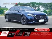 2024 Mercedes-Benz E300 2.0 AMG Line Sedan Blue (Faktur 2026) W214 Odo 3 Rb Pajak Panjang LIKE NEW