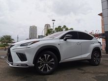 LEXUS NX300T 2018 F SPORT WHITE ON BLACK ATPM TDP225JT