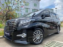 2017 Toyota Alphard 2.5 G S Van Wagon SC CBU Nik2017 Black On Black Km30rb Antik Pilot Seat PBD #AUTOHIGH #MUST HAVE