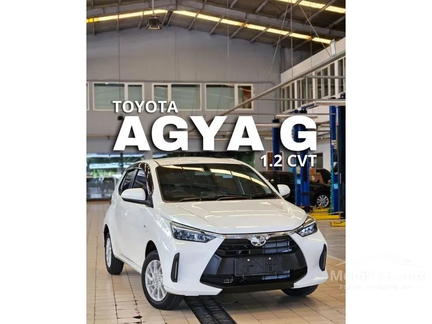 Jual Mobil Toyota Agya 2024 G 1.2 di Jawa Barat Automatic Hatchback Putih Rp 180.000.000