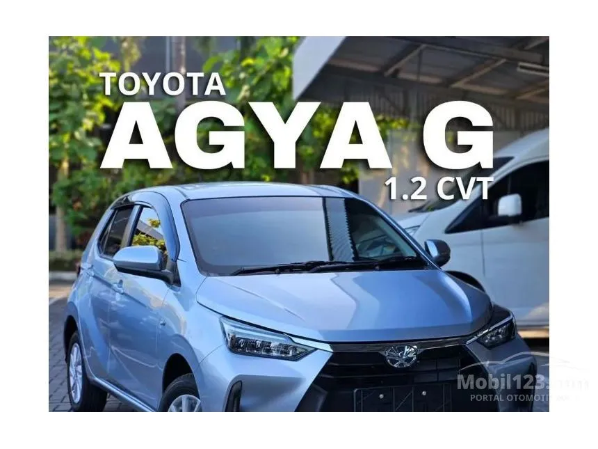 Jual Mobil Toyota Agya 2024 G 1.2 di DKI Jakarta Automatic Hatchback Abu