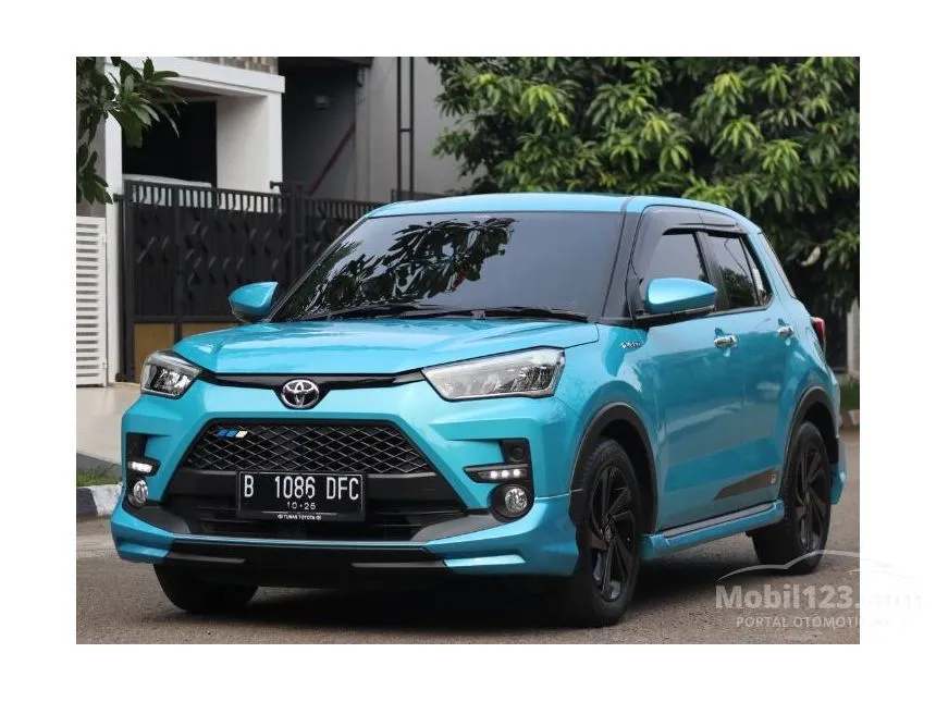 Jual Mobil Toyota Raize 2021 GR Sport TSS 1.0 di DKI Jakarta Automatic Wagon Biru Rp 210.000