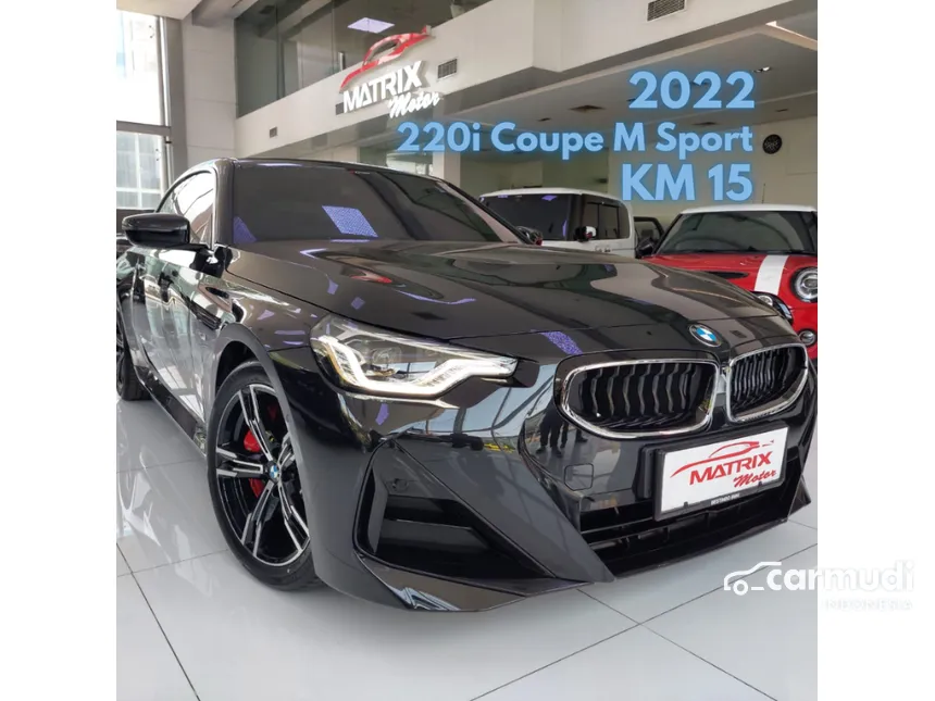 Jual Mobil BMW 220i 2022 M Sport 2.0 di DKI Jakarta Automatic Coupe Hitam Rp 1.225.000.000