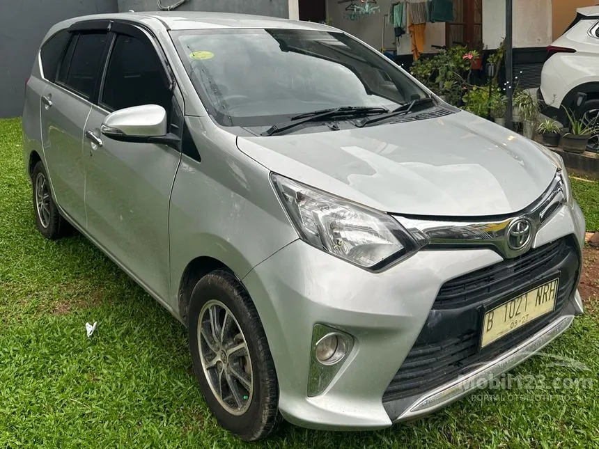 Jual Mobil Toyota Calya 2017 G 1.2 di Banten Automatic MPV Silver Rp 107.000.000