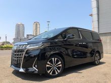 TOYOTA ALPHARD 2.5 G ATPM 2018 BLACK ON BEIGE TDP 250JT