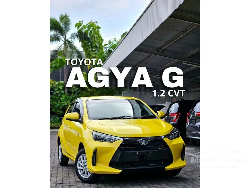 Jual Mobil Toyota Agya 2024 G 1.2 di Banten Automatic Hatchback Kuning Rp 177.400.000