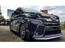 2015 Toyota Vellfire ZG --Full Modellista Bodykits--Roof Monitor--