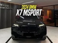 2024 BMW X7 3.0 xDrive40i M Sport SUV Black on Brown Msport Hitam xDrive New Model