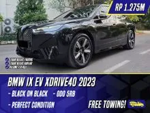 2023 BMW iX 0.0 xDrive40 Sport SUV Black Hitam Electric Listrik xDrive