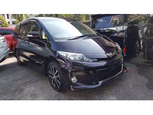 2012 Toyota Estima 2.4 Aeras MPV Facelift Model Cream Interior 7 Seaters Roof Monitor Unreg