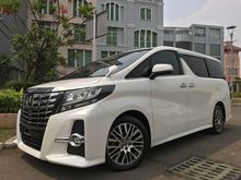 2016 Toyota Alphard 2.5 G S C Package Van Wagon Reg.2017 SC Full Option Km11rb TDP.225JT