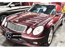2003 Mercedes-Benz E500 5.0 Sedan (W211) Highest Type Napa Leather Panoramic Ortopedic Pwr Back Door Km 26 rb Ex Pengusaha Terkenal Full Ori Rare Item