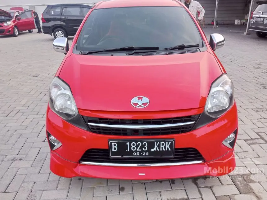 Jual Mobil Toyota Agya 2015 TRD Sportivo 1.0 di Banten Automatic Hatchback Merah Rp 94.900.000