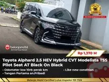 2024 Toyota Alphard 2.5 HEV Modelista MPV  Hybrid CVT TSS Pilot Seat AT Black On Black NIK 2024 [ LOW KM 10RB