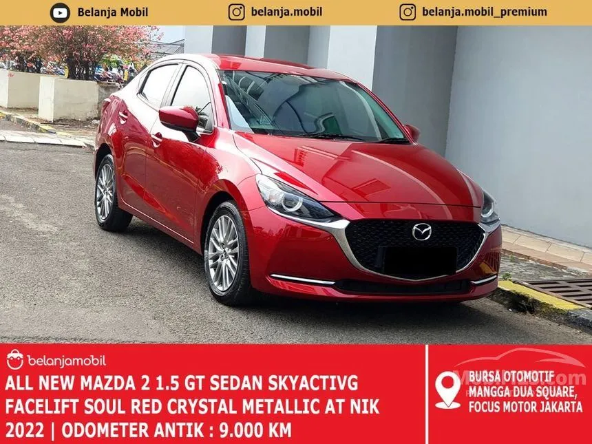 Jual Mobil Mazda 2 2022 1.5 di DKI Jakarta Automatic Sedan Merah Rp 248.000.000