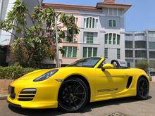 2012 Porsche Boxster 2.7 981 Convertible Reg.2013 Yellow On Black Km10rb Cabrio Soft Top Full Option TDP.325JT