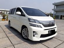 Toyota Vellfire ZG Audioless At 2012 Putih Dijamin Murah Full Ori