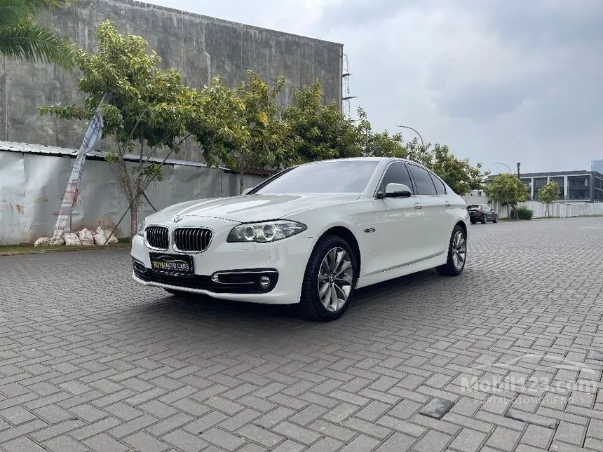 Jual Mobil BMW 520i 2015 Luxury 2.0 di Banten Automatic Sedan Putih Rp 367.000.000
