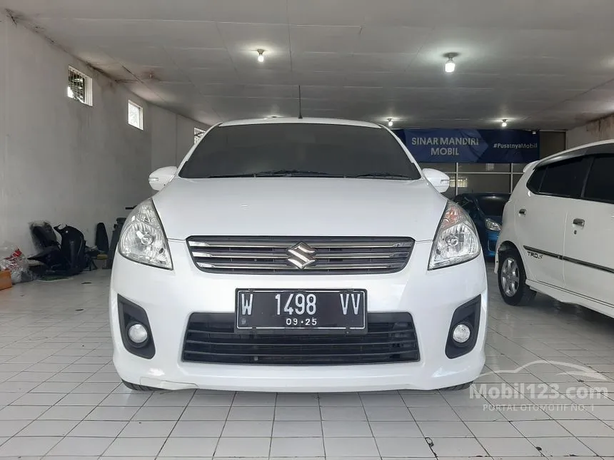 Jual Mobil Suzuki Ertiga 2015 GX 1.4 di Jawa Timur Manual MPV Putih Rp 135.000.000