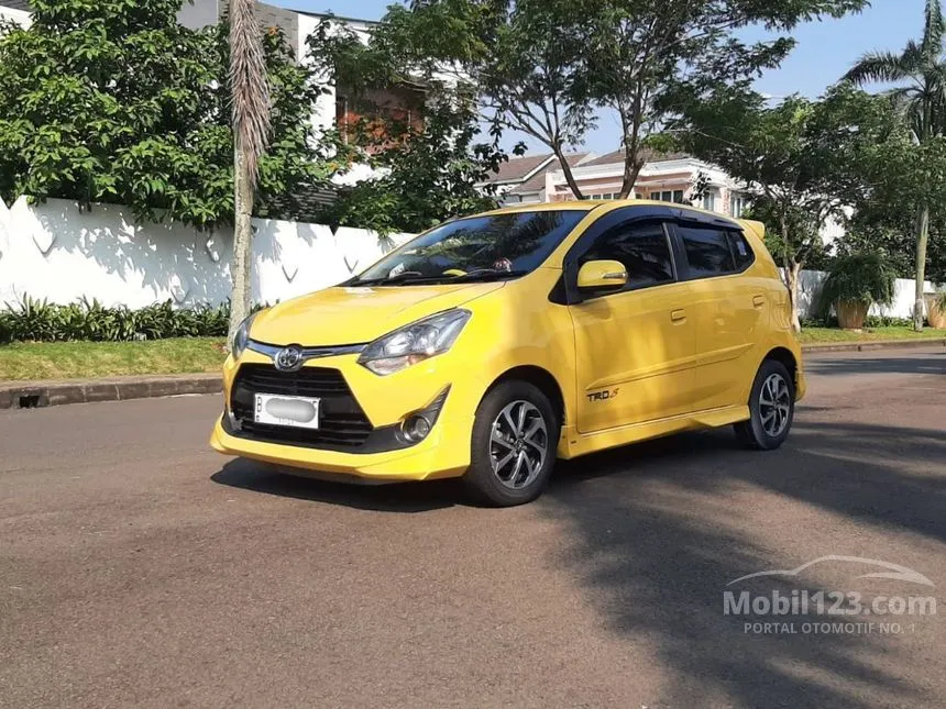 Jual Mobil Toyota Agya 2017 TRD 1.2 di Banten Automatic Hatchback Kuning Rp 105.000.000