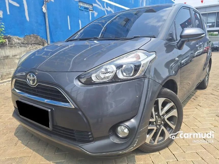 Jual Mobil Toyota Sienta 2016 V 1.5 di Jawa Barat Manual MPV Abu
