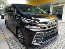 2015 TOYOTA VELLFIRE 2.5 ZG UNREG. FULL LEATHER PILOT SEAT. SUNROOF . CHEAPEST WITH GST