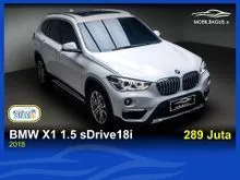 2018 BMW X1 1.5 sDrive18i xLine SUV Putih Dp Murah No Pol Genap
