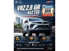2026 Toyota Fortuner 2.8 VRZ 4x2 SUV, Cashback PULUHAN JUTA, Free BBM Selama 3BULAN, Cicilan TANPA BUNGA