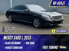 2015 Mercedes-Benz S400L 3.0 Exclusive Sedan Black on Brown Hitam Mercy S400 L S 400L 400