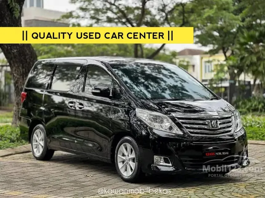 Jual Mobil Toyota Alphard 2014 G 2.4 di DKI Jakarta Automatic MPV Hitam Rp 309.000.000
