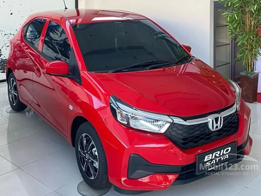 Jual Mobil Honda Brio 2024 E Satya 1.2 di DKI Jakarta Automatic Hatchback Merah Rp 167.900.000