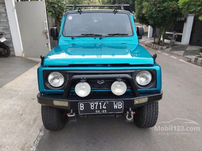 Jual Mobil Suzuki Katana 2005 1.0 di DKI Jakarta Manual Jeep Biru Rp 90.000.000