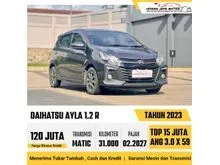 2023 Daihatsu Ayla 1.2 R Hatchback Matic Abu Prima Irit Cakep Murah