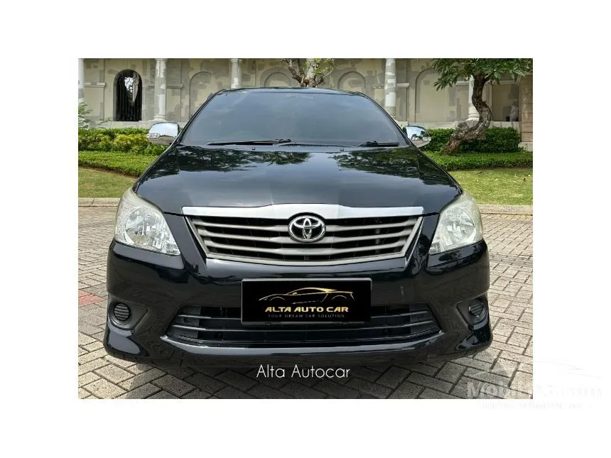 Jual Mobil Toyota Kijang Innova 2012 E 2.0 di Banten Automatic MPV Hitam Rp 129.000.000