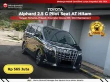 2018 Toyota Alphard 2.5 G MPV Pilot Seat AT Hitam 2018/2019 [ GARANSI 5TH ]