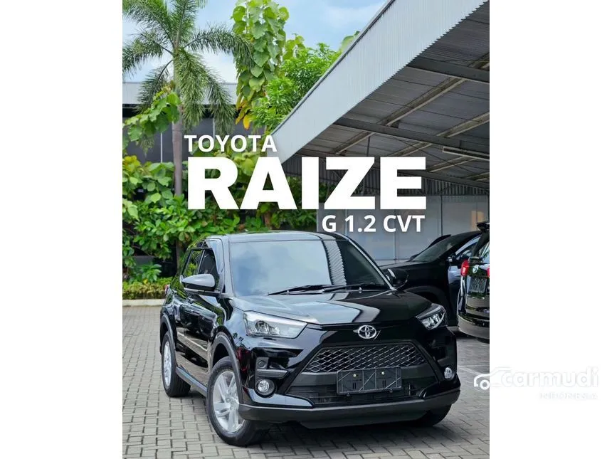 Jual Mobil Toyota Raize 2024 G 1.2 di Jawa Barat Automatic Wagon Hitam Rp 215.000.000