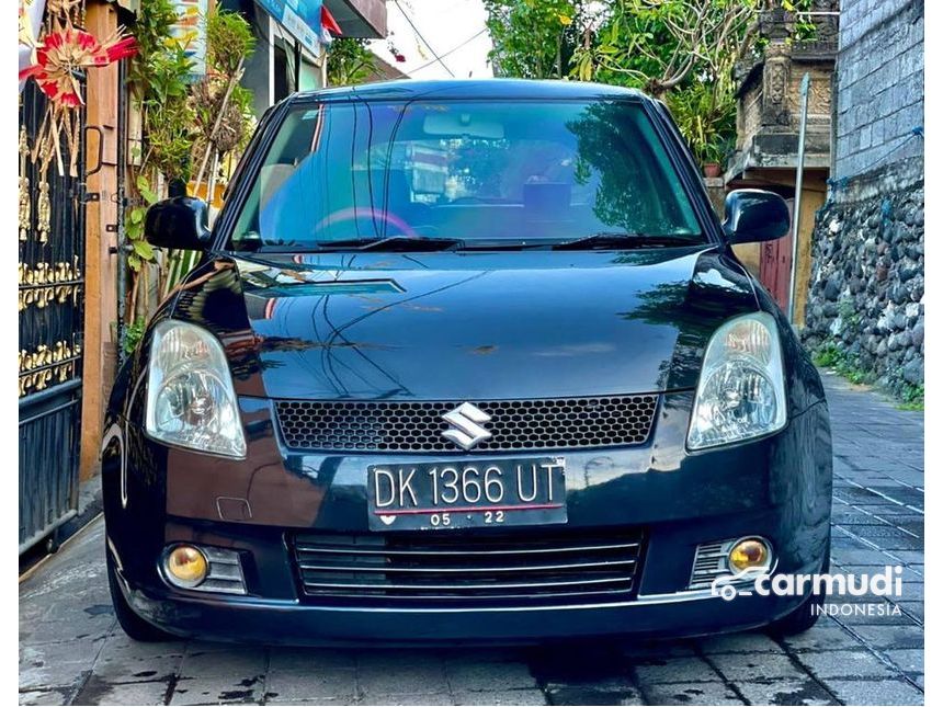 Jual Mobil Suzuki Swift 2006 GL 1.5 di Bali Manual Hatchback Hitam Rp