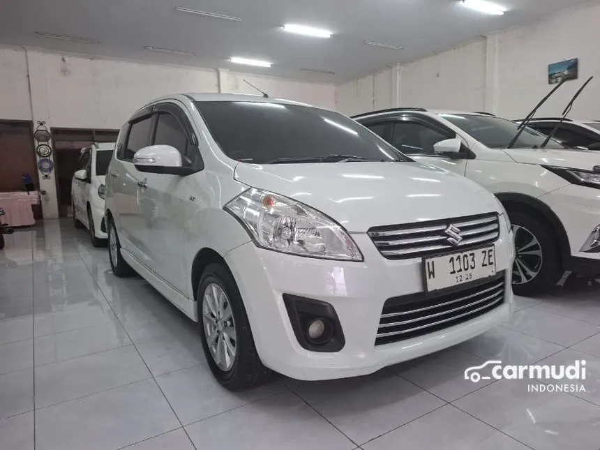 Jual Mobil Suzuki Ertiga 2014 GL 1.4 di Jawa Timur Manual MPV Putih Rp 126.000.000