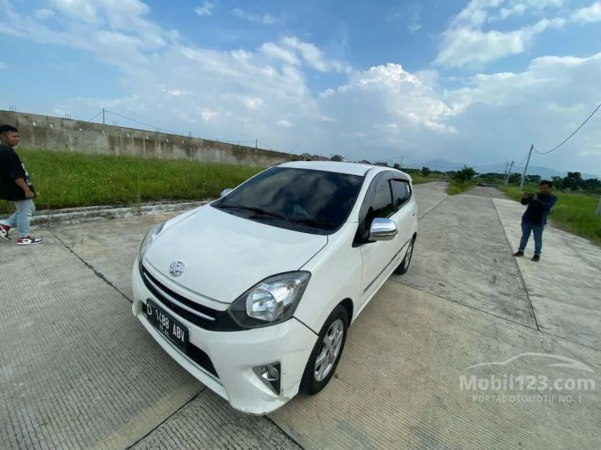 Jual Mobil Toyota Agya 2014 G 1.0 di Jawa Barat Automatic Hatchback Putih Rp 87.000.000