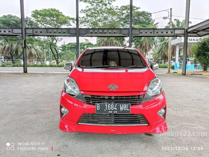 Jual Mobil Toyota Agya 2016 G 1.0 di Banten Automatic Hatchback Merah Rp 101.000.000