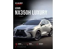 2025 Lexus NX 350h 2.5 Luxury SUV Sonic Titanium on Black Abu-abu Abu Grey NX350h NX350 h Hybrid 350
