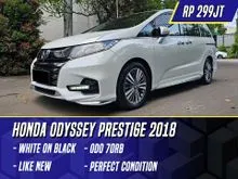 2019 Honda Odyssey 2.4 Prestige MPV White on Black Putih Odysey