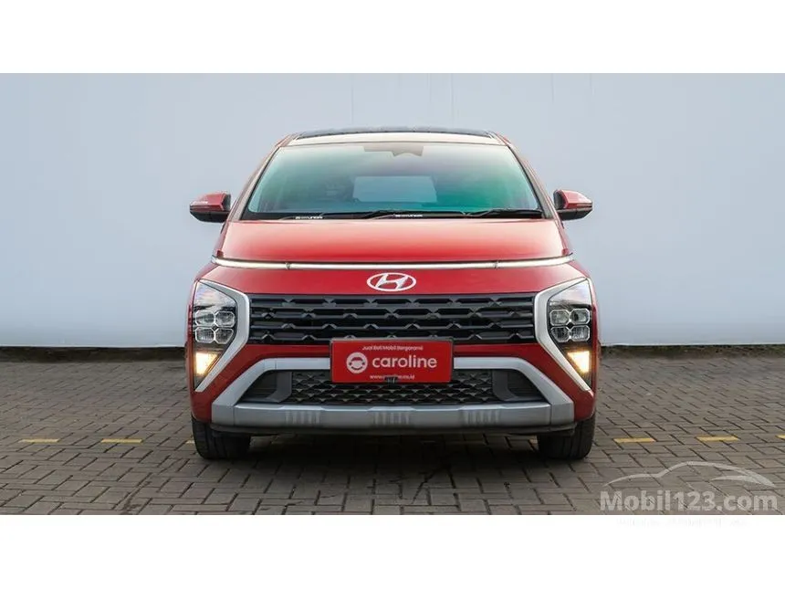 Jual Mobil Hyundai Stargazer 2022 Prime 1.5 di Banten Automatic Wagon Merah Rp 245.000.000
