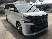 2015 Toyota Vellfire 2.5 Z G Edition MPV ROOF TV PRECRASH AUCTION REPORT UPLOADED GRADE 5A